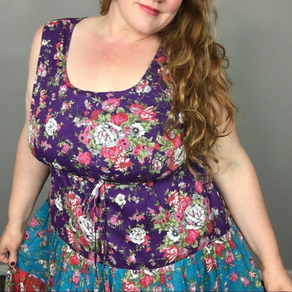 💐 Floral Plus Size Dress 💐